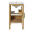 Petit meuble-lavabo 18 "avec plateau en céramique