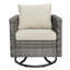 Chaden Wicker 7 - Person Patio Conversation Set with Cushions-1011635029
