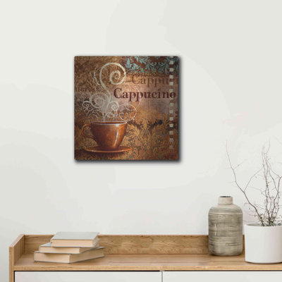 «Coffee 2 Cappuccino» par Viv Eisner - impression non encadrée sur métal