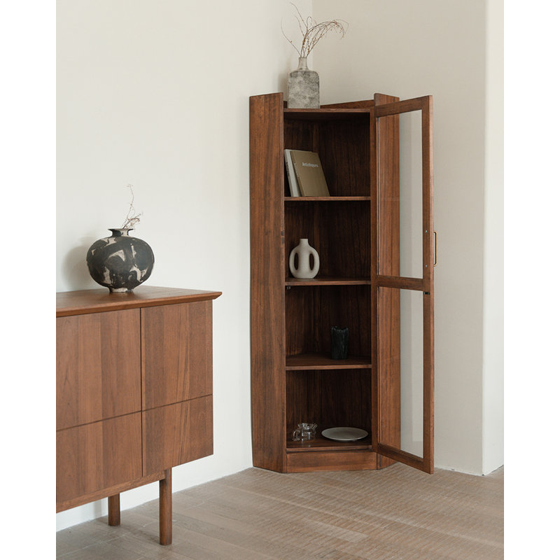 Armoire de coin Mid-Century