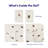 Printed Holiday 4Pc Sheet Sets, Easy Care, Soft & Wrinkle-Resistant Holiday Bedding - Polar Bears & Reindeers, King-117002979
