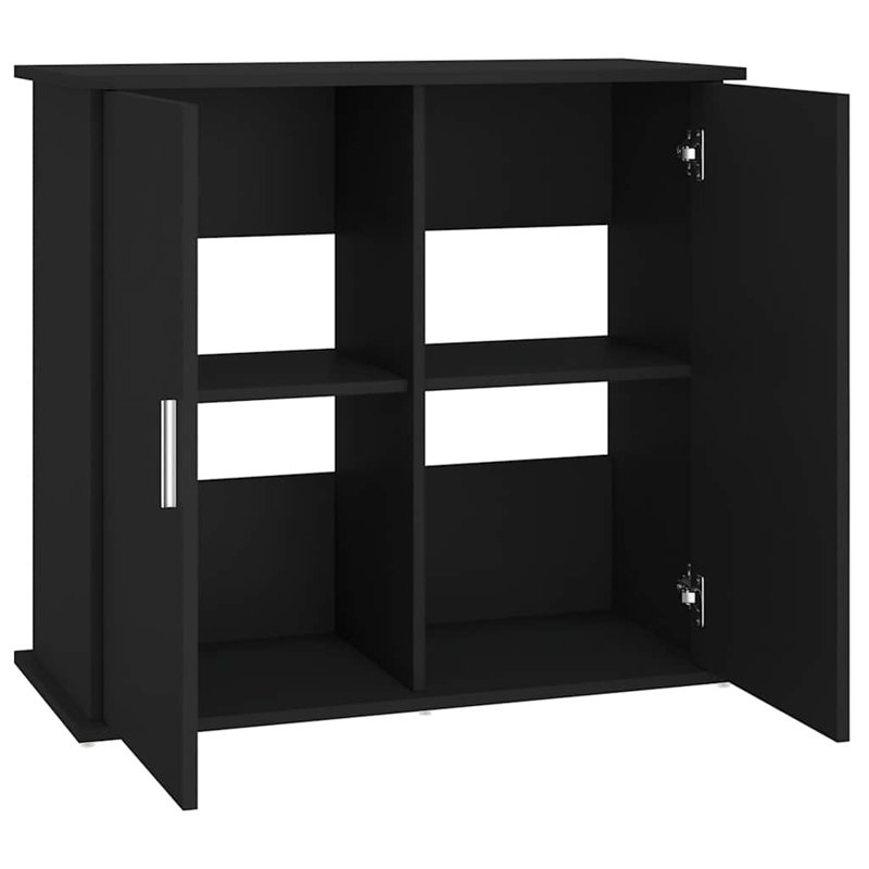 Support pour aquarium vidaXL, Noir, 31,89 po x 14,17 po x 28,74 po