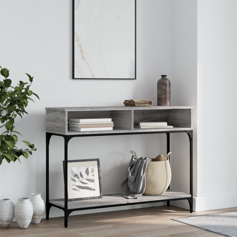 100cm Console Table, Grey Sonoma