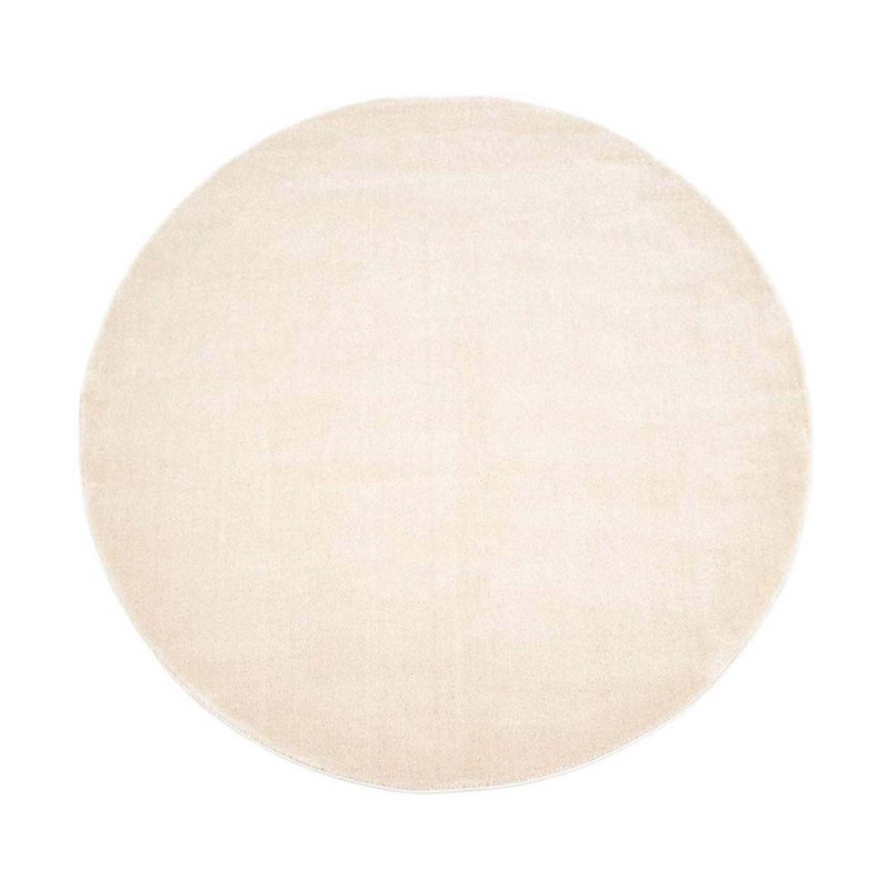 Andreasen Solid Colour Hand Woven Area Rug, Round 150cm