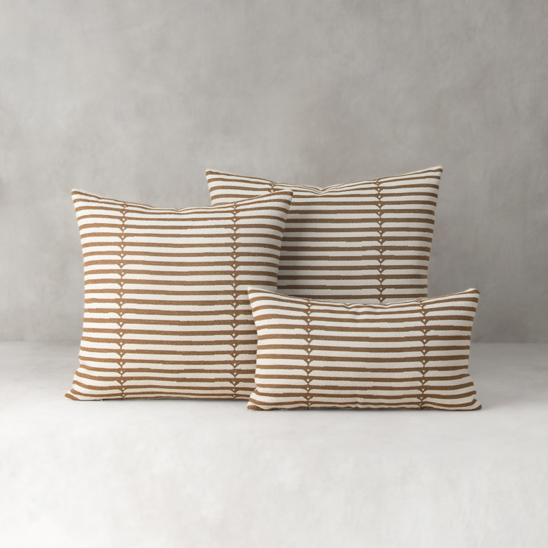 Sincerity Outdoor Rectangular Sunbrella® Pillow Cover & Insert, Caramel