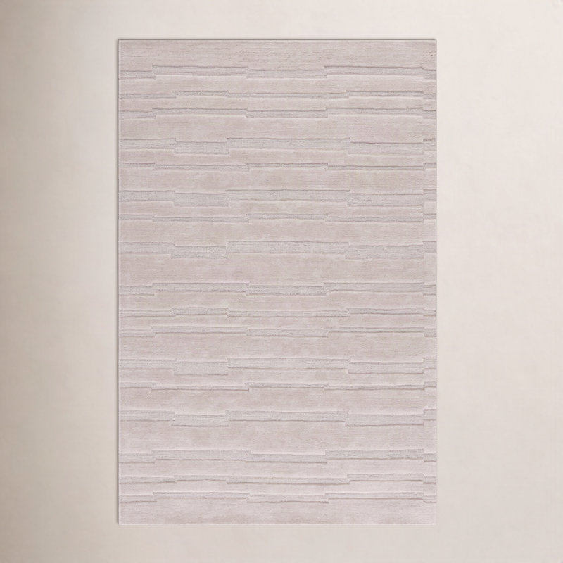 Elona Hand Tufted Indoor Rug, Rectangle 6' x 9'