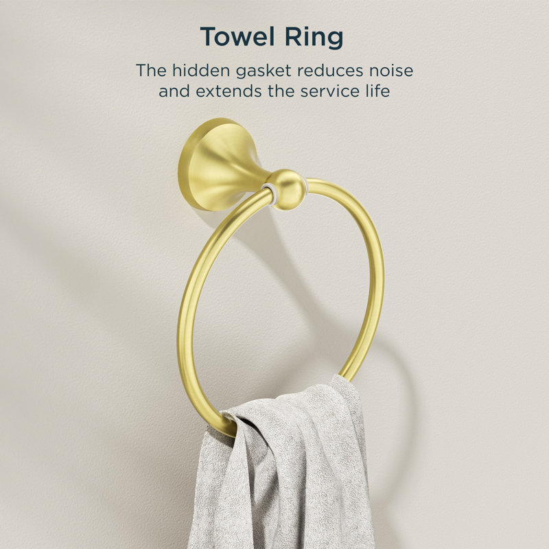 3 - Piece Bathroom Hardware Set, Light Gold