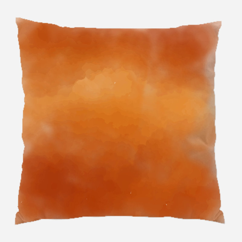 Coussin décoratif aquarelle , Microsuède, Intérieur