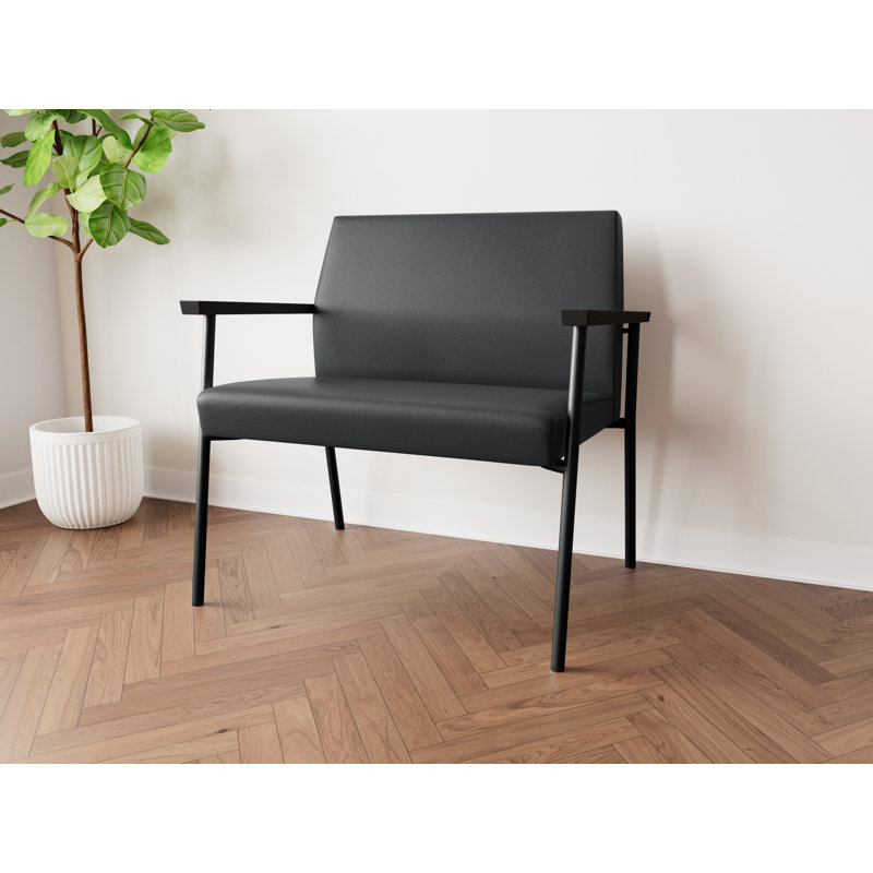 Lesro Chaise de bureau Mystic, Noir, Modena graphite