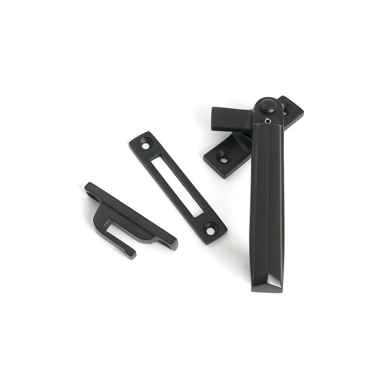 Art Deco Locking Fastener - RH, Aged Bronze