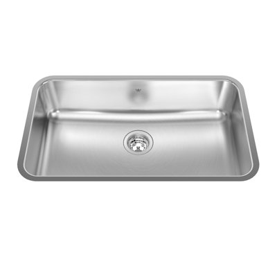 30.75'' L Single Bowl Stainless Steel Kitchen Sink