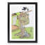 Woman with a Script by Katsukawa Shunsho - Picture Frame Painting Print-55612695-55612696