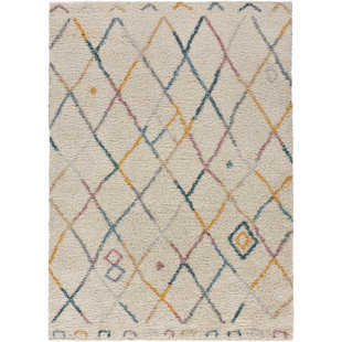 Geometric Shag Area Rug