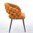Modern Chair(Set Of 2 ) With Iron Tube Legs,  Soft Cushions And Comfortable Backrest, Suitable For Dining Room, Living Room, Cafe,Hairball Back-859534550