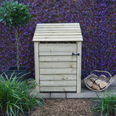 Stanardsville 90cm W x 80cm D Solid Wood Log Store