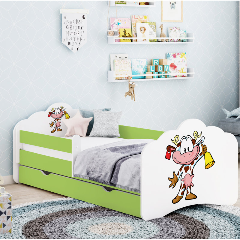 Kayson Cabin Bed Themed Beds, Green, 80cm x 160cm