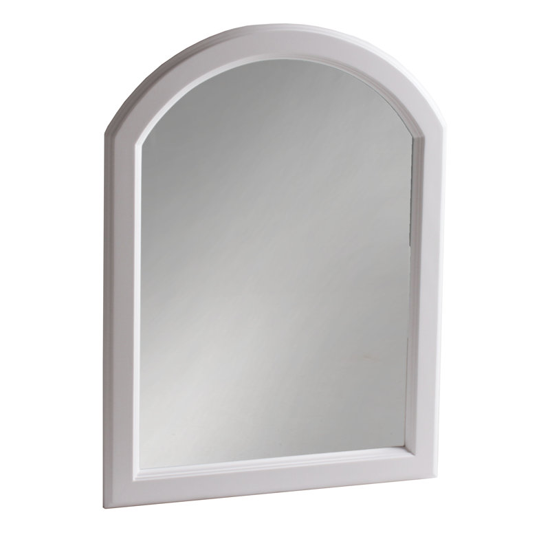 Hocking Wood Flat Wall Mirror
