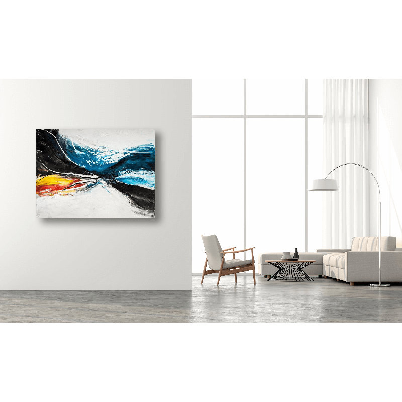Vivere - Artist Enhanced Canvas Print, Black Framed Canvas, 21.5" H x 25.5" W x 1.75" D