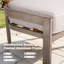 Repose-pieds de patio en aluminium avec coussins Harmonti