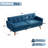 78'' Square Arms Sofa With Ottoman-45835971