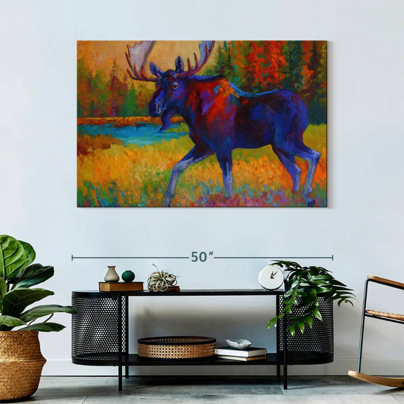 Brampt Majestic Moose, 32" H x 48" W