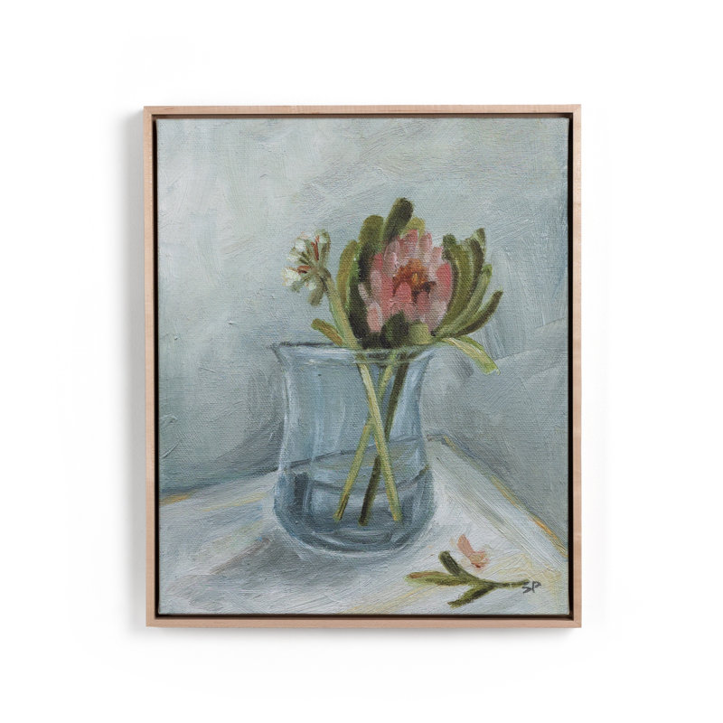 Protea Still Life Painting by Shaina Page