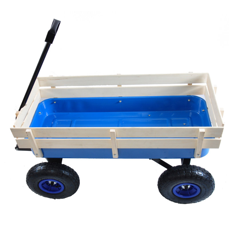 Chariot de jardin pour l'extérieur, Bleu