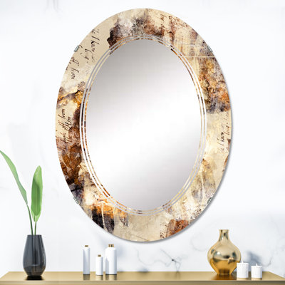 Motif grunge brun, orange et gris