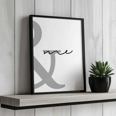 You and Me B by Susan Ball Art Print