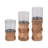 Stacked Hexagon Pillar Hurricane Candle Holder-97854536