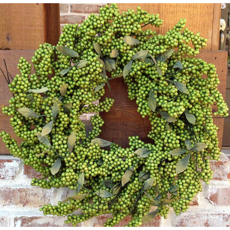 Couronne de baies 24 po, Vert melon