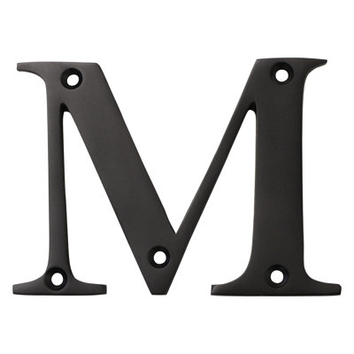 3'' H Brass House Letter
