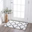 Tapis blanc / gris à poils longs Jasmyn-1369332526