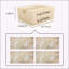 Marbre naturel beige or jaune 12 * 24, pour mur, fini texturé FS, marbre cannelé 3D, pierre naturelle, 1 boîte 4 pièces