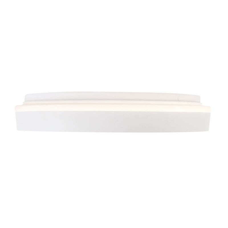Beanie 15-in White dimmable LED Flush Mount, 16-in, White