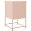 Aujah 36cm W Steel Bedside Table-536426986