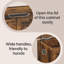 Chest, Bench, Blanket Box with 2 Safety Hinges, Shoe Storage, Farmhouse Style-830670951-830670952
