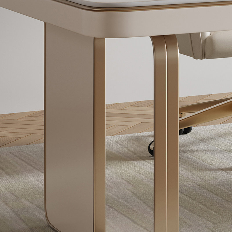 Bureau italien de luxe minimaliste italien, H 29,53 po x l 55,12 po x P 27,56 po