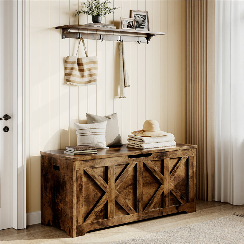 Storage Bench, Rustic Brown