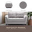 Causeuse en tissu 60 po-1895729598