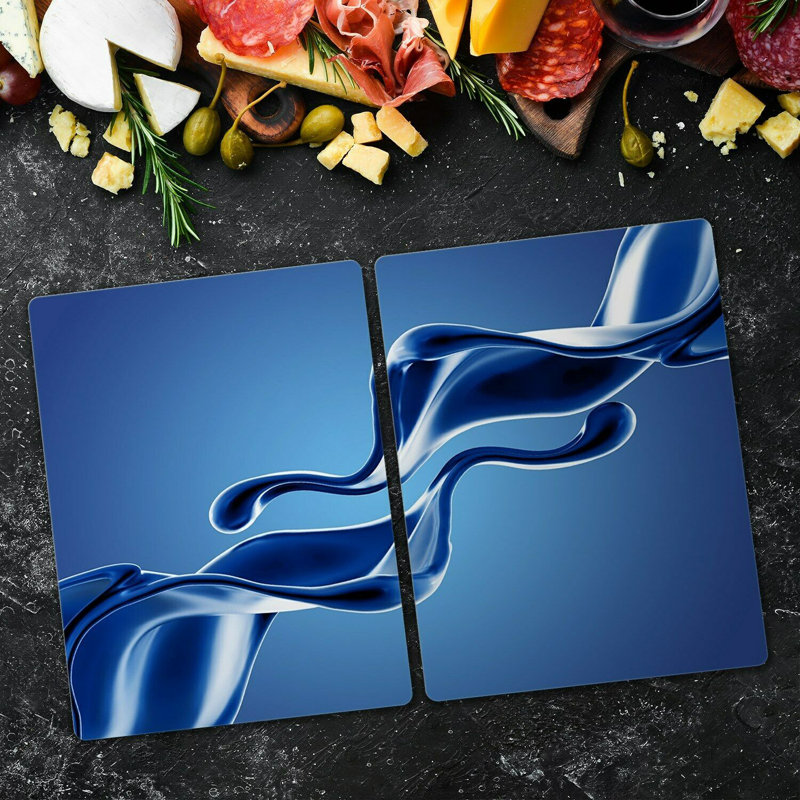 Emmeram Irregular Wave Chopping Board, 30cm L x 52cm W