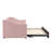 Twin Size Upholstered Daybed with Pop Up Trundle, Expandable to King, Velvet Fabric, No Box Spring Needed, Pink-118755115