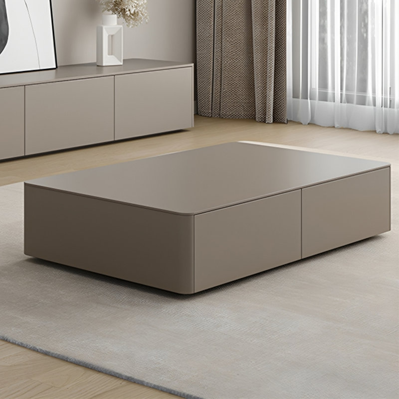 Table basse écologique en bois massif multicouche, H 13,78 po x L 47,24 po x l 23,62 po