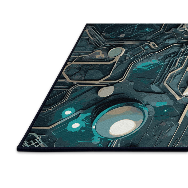 Aurora Ray Rug, Rectangle 2' x 3'