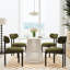 Chaise rembourrée avec structure en métal, chaise d'appoint moderne pour la cuisine / salle à manger-1381142462
