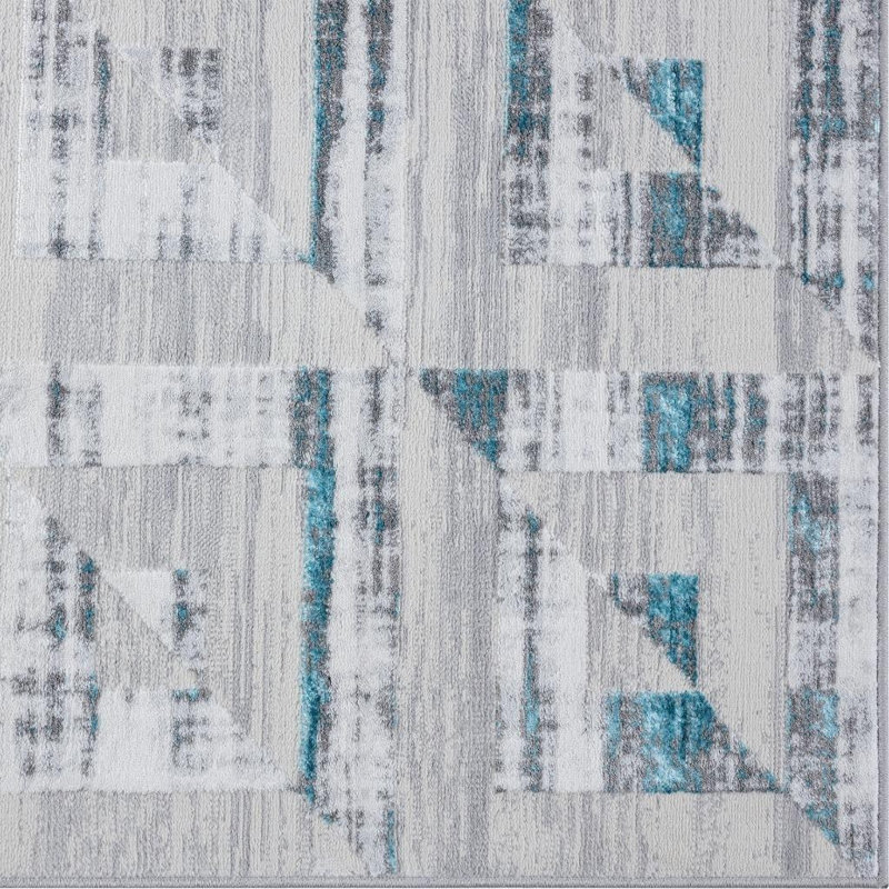 Tapis moderne à motif géométrique