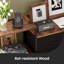 Commode double 8 tiroirs l 52 po avec prise de courant