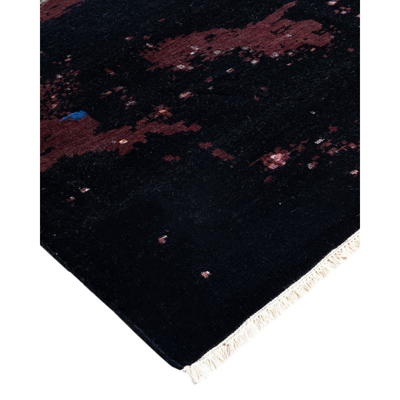Overdyed One-of-a-Kind 8' 1" x 10' 0" Hand Knotted Area Rug