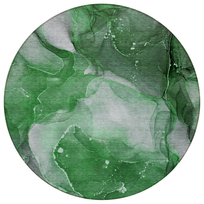 Tapis extérieur rond 8 po Emerald