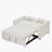 Collinward 53" W Murphy Sofa Bed Loveseat with Adjustable Tufted Back and USB Outlet-297003005-297002897